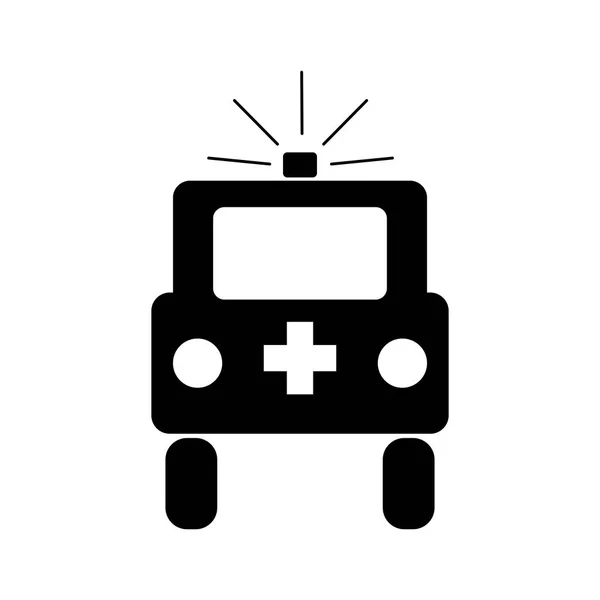 Izolované ambulance ikona — Stockový vektor
