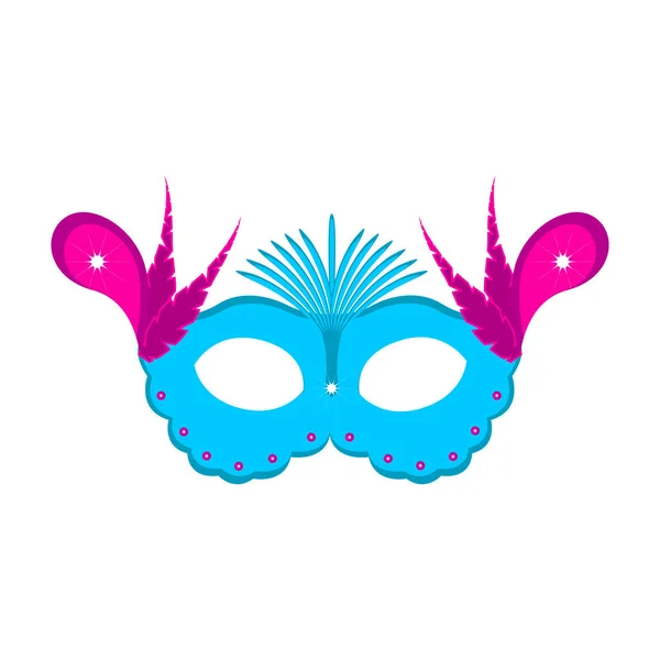 Isolerade carnival mask bild — Stock vektor