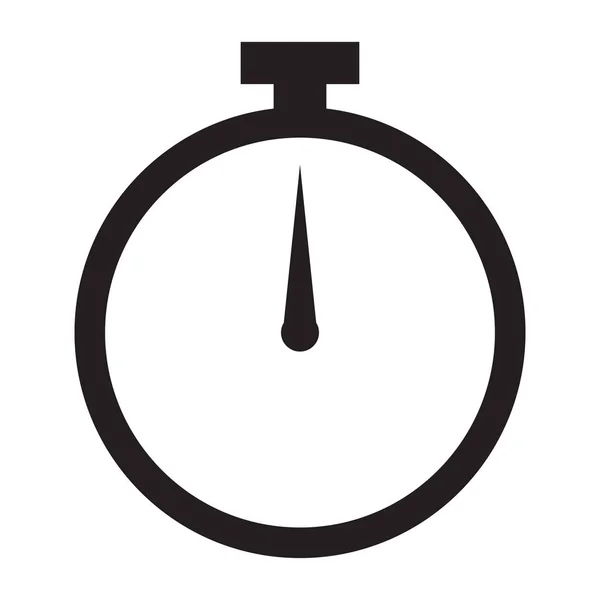 Geïsoleerde horloge pictogram — Stockvector