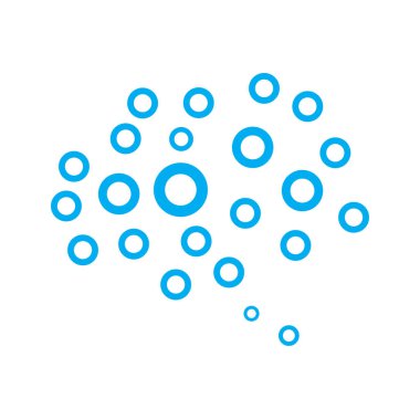 İzole beyin ağ kutsal kişilerin resmi. Yapay zeka