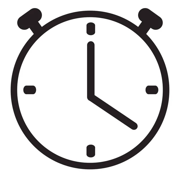 Απομονωμένη ρολόι εικονίδιο — Διανυσματικό Αρχείο