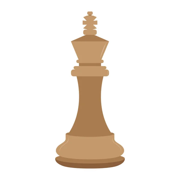 Retro sketch of a king chess piece Stock Vector