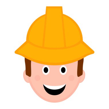 İzole erkek mühendis avatar