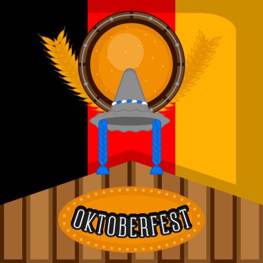 Geleneksel oktoberfest kavramı görüntü