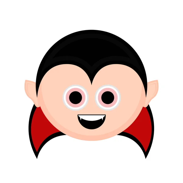 Mignon personnage de vampire halloween — Image vectorielle