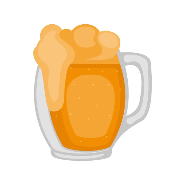 Ícone de caneca de cerveja isolado —  Vetores de Stock