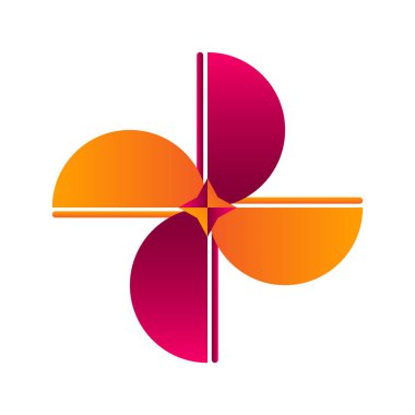 İzole takım çalışması iş logo