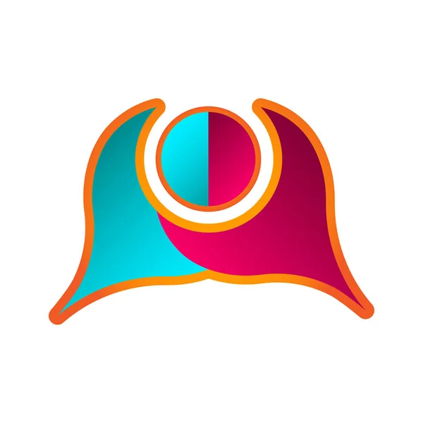 Logo aziendale isolato per il lavoro di squadra — Vettoriale Stock