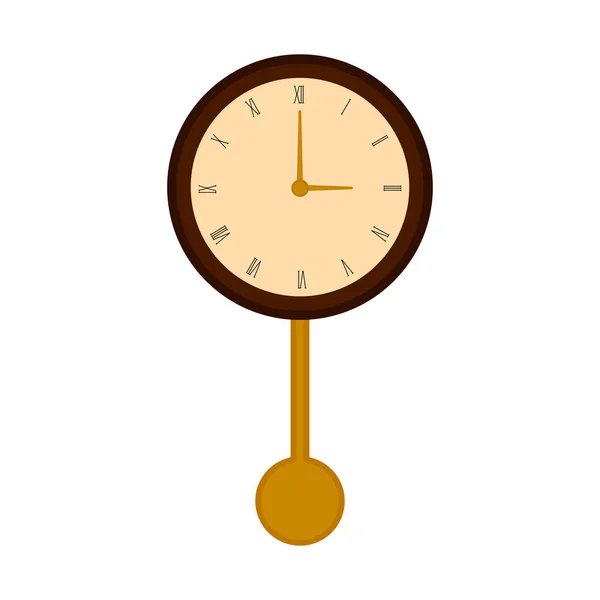 Isolated wall clock icon — Stock Vector