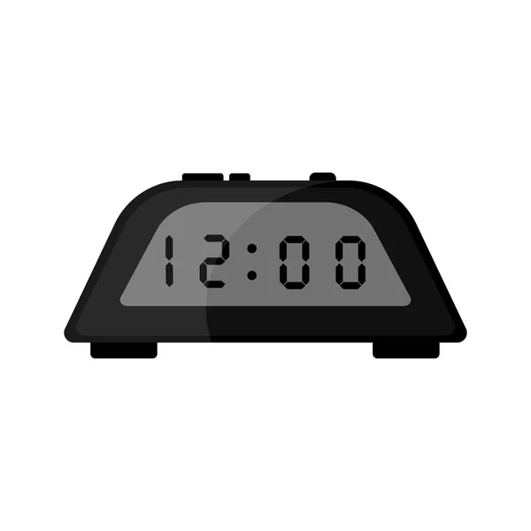 Isolerade digital väckarklocka-ikonen — Stock vektor