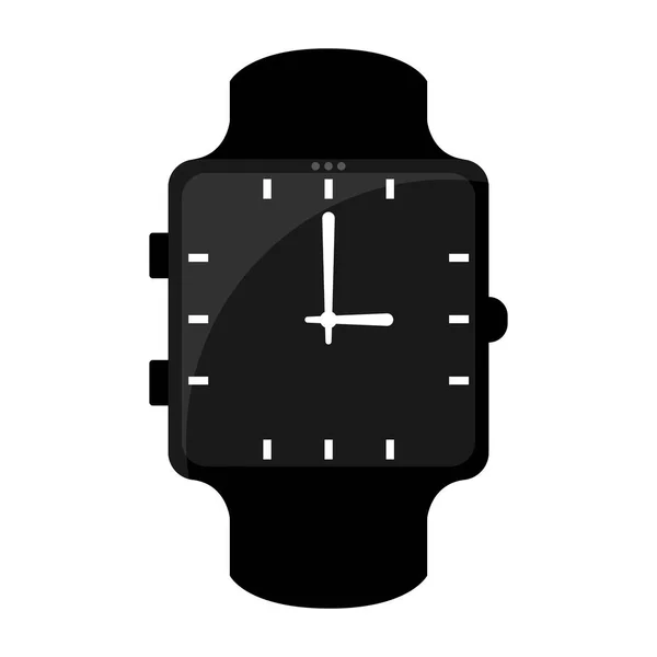 Vereinzelte Armbanduhr-Ikone — Stockvektor