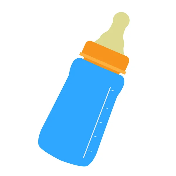 Geïsoleerde baby fles pictogram — Stockvector