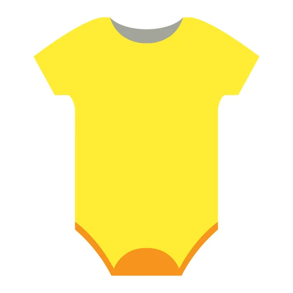 Geïsoleerde baby jurk pictogram — Stockvector