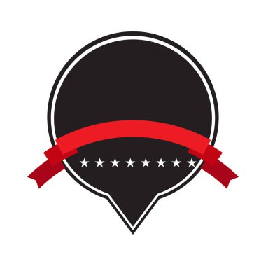 İzole boş Satılık etiket