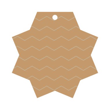 İzole boş doku Satılık etiket