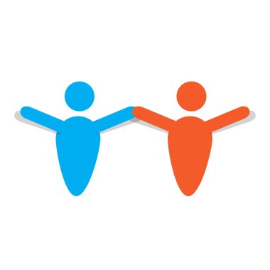 Soyut ekip çalışması logosunu görmeniz gerekir. İş kavramı