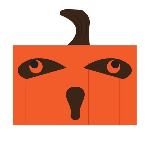Feliz halloween dibujos animados calabaza monstruo avatar — Vector de stock