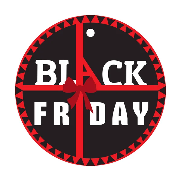 Isolatted black friday label — Stock Vector