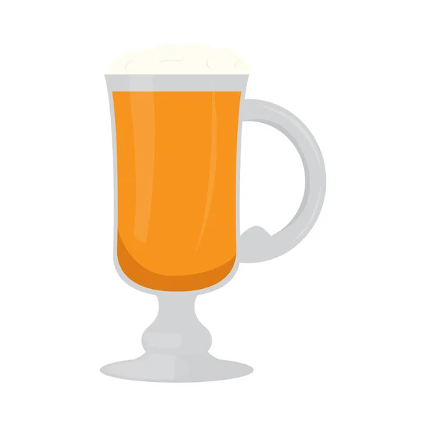 Copo de cerveja isolado —  Vetores de Stock