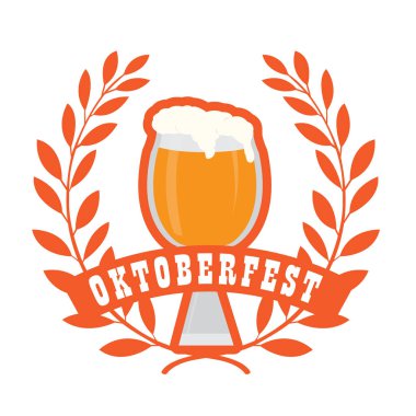 Oktoberfest bira simgeler etiketle