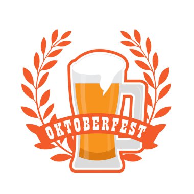 Oktoberfest bira simgeler etiketle