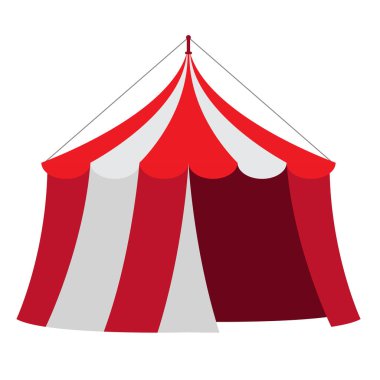 İzole karnaval çadır