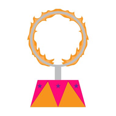 İzole sirk Yangın ring simge