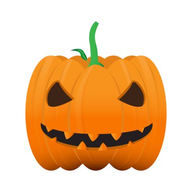 Mutlu Cadılar Bayramı Balkabağı izole