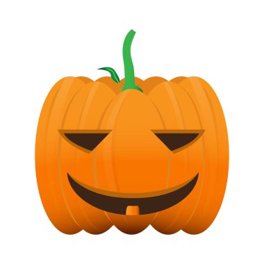 Mutlu Cadılar Bayramı Balkabağı izole