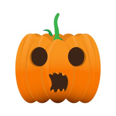 izole halloween balkabağı