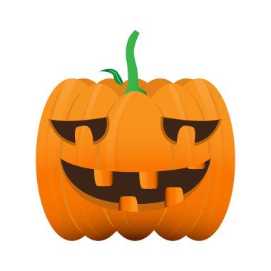 Mutlu Cadılar Bayramı Balkabağı izole