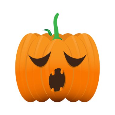 izole halloween balkabağı