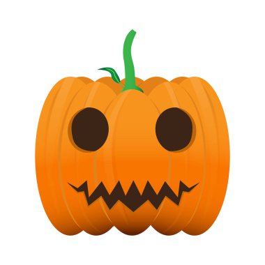 Mutlu Cadılar Bayramı Balkabağı izole