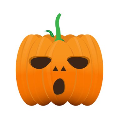 izole halloween balkabağı