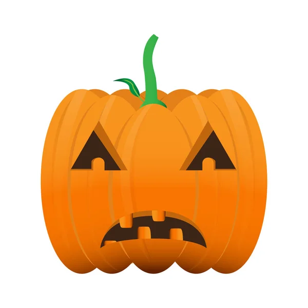 Izolované halloween dýně — Stockový vektor