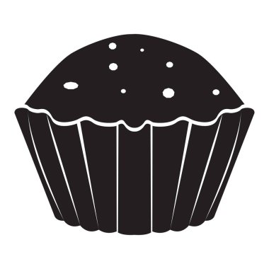 İzole edilmiş kek simgesi