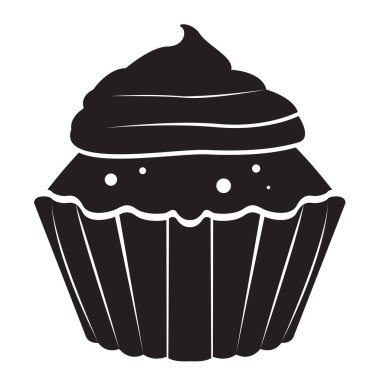 İzole edilmiş kek simgesi