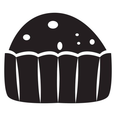 İzole edilmiş kek simgesi