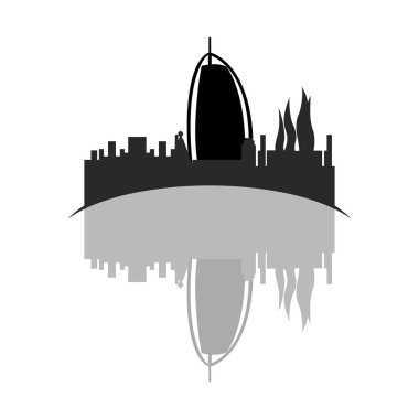 İzole cityscape Dubai