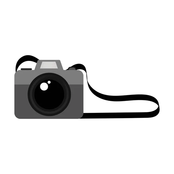 Ícone de câmera hipster isolado — Vetor de Stock