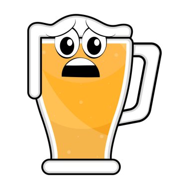 Renkli üzgün bira cam kutsal kişilerin resmi