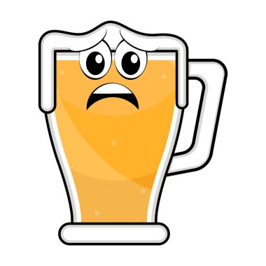 Renkli üzgün bira cam kutsal kişilerin resmi