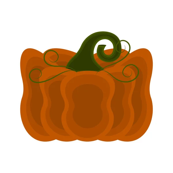 Icône de citrouille d'Halloween colorée — Image vectorielle