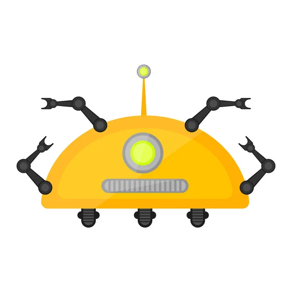 Isolated cute robot toy — Stock Vector