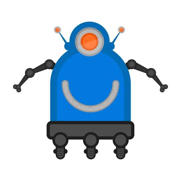 Изолированная игрушка-робот — стоковый вектор