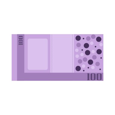 İzole para birimi fatura simgesi