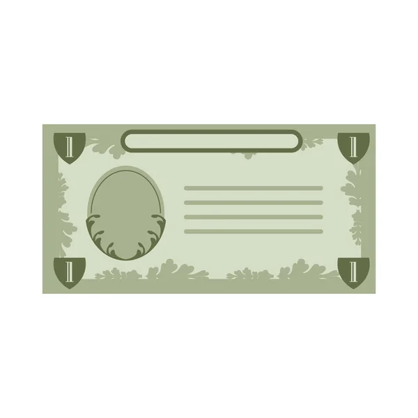 独立货币票据图标 — 图库矢量图片