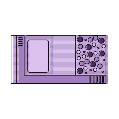 İzole para birimi fatura simgesi