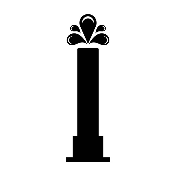 Icono de oleoducto aislado — Vector de stock