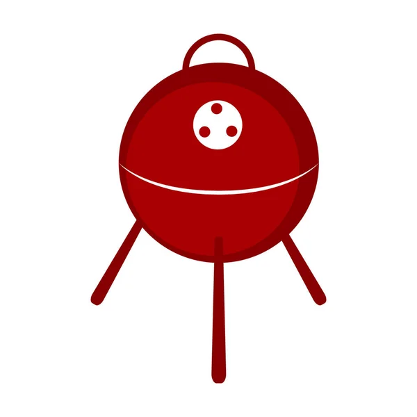 Isolé icône barbecue grill — Image vectorielle